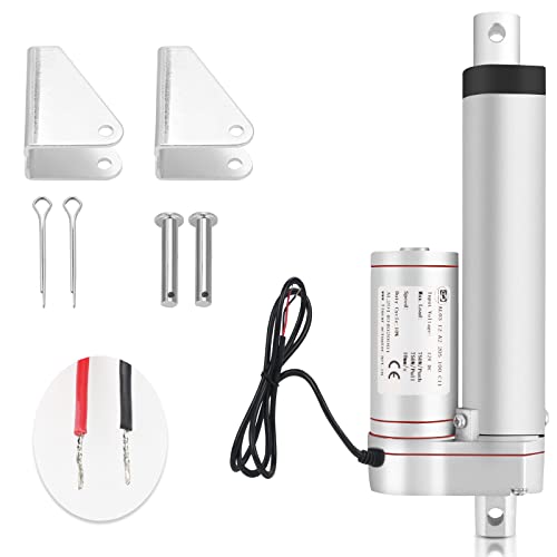 Randaco 1500N Linear Actuator, 50/100/150/200/250/300/400 MM Linearantrieb Linearmotor Verstellantrieb DC12V-Motor, Lineartechnik-Aktuatoren für Elektrisch Motor DIY Auto Möbel Lifting Sofa (200MM)