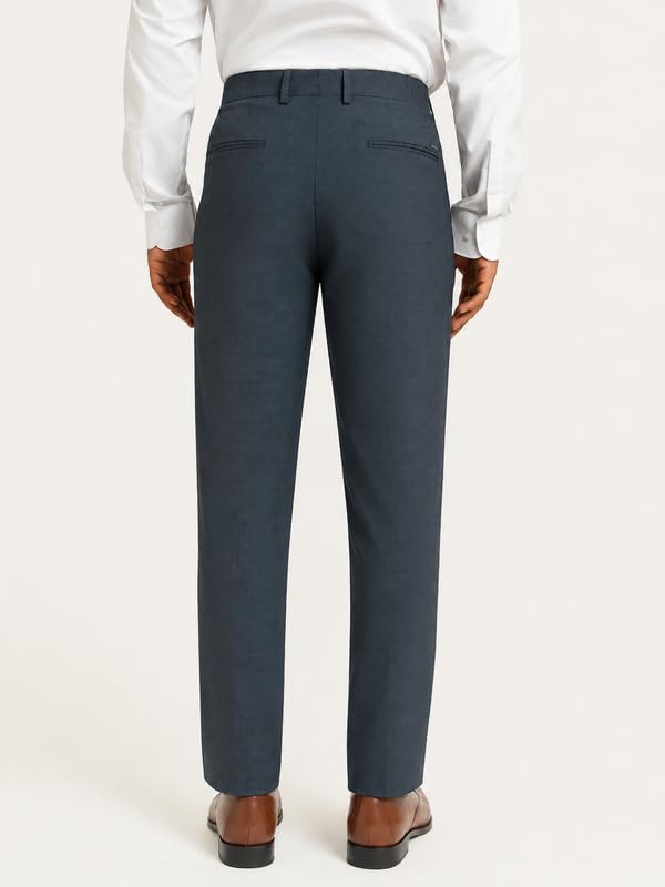 Image of The Pant Project Luxury PV Lycra Stretchable Formal Pants for Men | Stylish Relaxed Fit Men's Wear Trousers for Office or Party | Mens Fashion Dress Trouser Pant