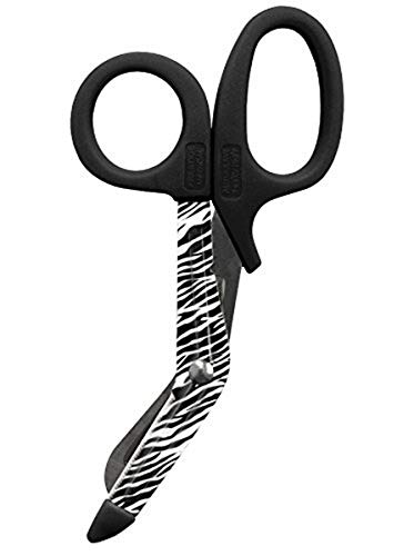 Prestige Medical 5.5 Inch Stylemate Utility Scissor, Zebra