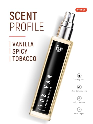 Image of EM5 Tob Van Unisex Perfume | Eau De Parfum Spray for Men & Women | Day & Night Fragrance | Tobacco Vanilla Warm Spicy | Gift for Him /Her | 15 ml