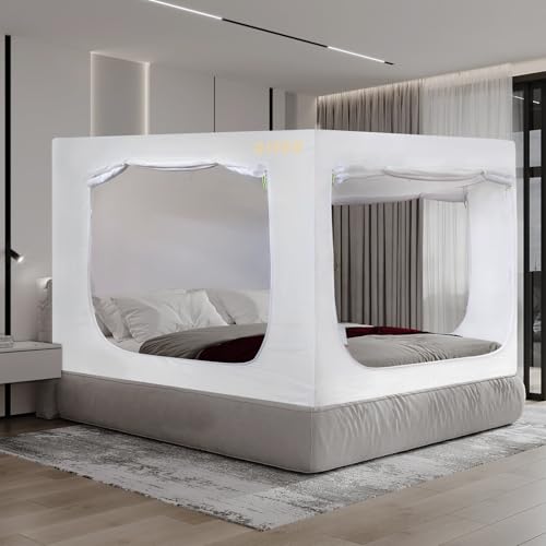 Tienda de campaña de cama portátil y transpirable para adultos con 3 puertas