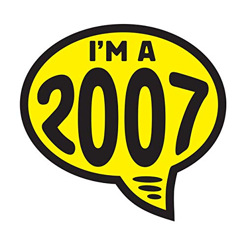 Image of Ez-line Vinyl Year Slogan Bubbles for Car Lots 1 Dozen Windshield Decal Stickers Dealership Numbers (2007)