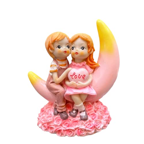 Image of AUGEN Polyresin Love Idol Statue Showpiece for Home Decor Decoration and Gifting (7671-E, 12cm)