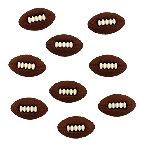 Buttons Galore Craft & Sewing Buttons - Footballs - 3 Packs (27 Buttons) #TOP13