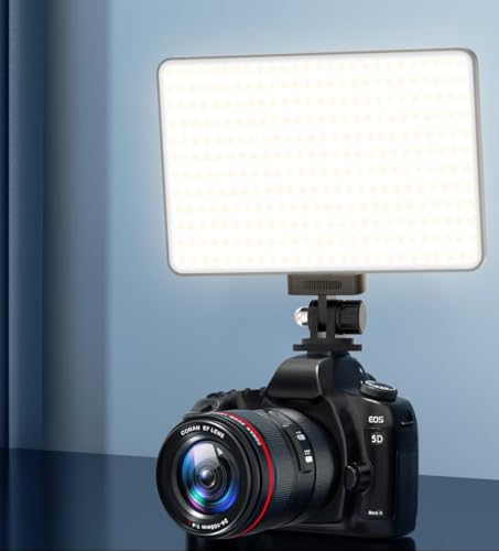Image of GiftMax 11 inch LED Video Soft Light Panel, Pocket LED Light with Built in 4000MAh Rechargeable Battery for Studio Photography Live Streaming Video Conferencing Adjustable (PB-240 LED)