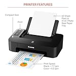 Canon TS202 Inkjet Photo Printer, Black (USB Required, not Included) - Image 5