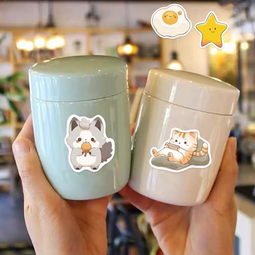100pcs Cute Animal Stickers for Kids Water Bottle, Waterproof Vinyl Stickers for Laptop Phonecase Skateboard Helmet, Kawaii Animal Decals for Kid Teens Girls Boys