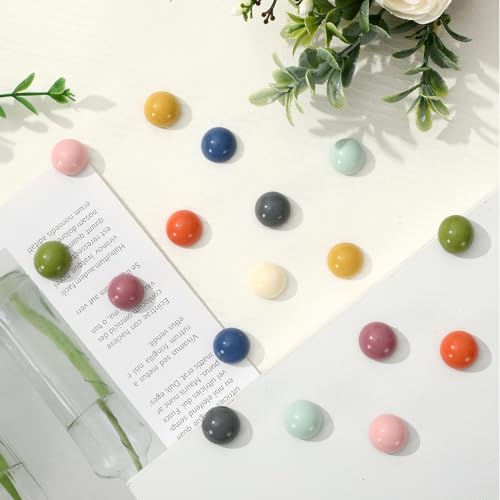 Whaline W13422 18Pcs Strong Spherical Fridge Magnet Colorful Refrigerator Magnets Glossy Whiteboard Magnets thumb #3