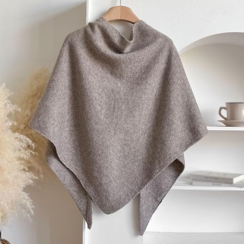 Womens Solid Color Shawl Scarf, Casual Soft Comfortable Versatile Scarf Wraps with Loop for Daily Wear4