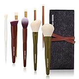 EIGSHOW メイクブラシ 9本セット アイシャドウブラシ フェイスブラシ 高級繊維毛 超柔らかい 可愛い 専用ポーチ付き 持ち運び マルチカラー