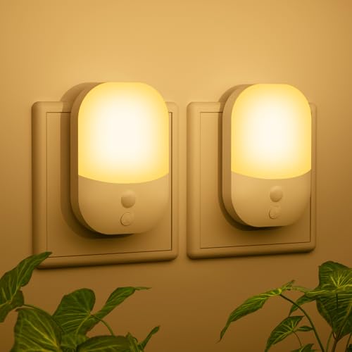 2 Stück Nachtlicht Steckdose mit Dämmerungssensor, 5 Einstellbare Helligkeitsstufen, ON/OFF/AUTO Modi, 3000K WarmWeiß Nachtlicht für Flure, Treppen, Schlafzimmer, Küchen, Badezimmer, Wohnzimmer, 0.3W 2 Stück Nachtlicht Steckdose mit Dämmerungssensor, 5 Einstellbare Helligkeitsstufen, ON/OFF/AUTO Modi, 3000K WarmWeiß Nachtlicht für Flure, Treppen, Schlafzimmer, Küchen, Badezimmer, Wohnzimmer, 0.3W