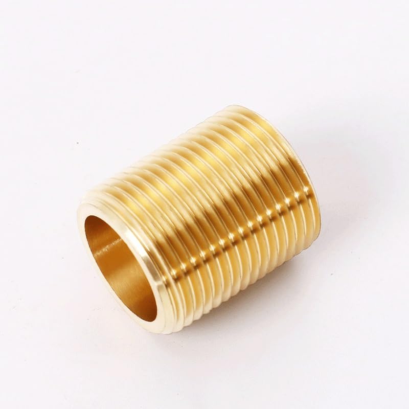 Conector de manguera de latón de 60mm con rosca macho resistente y duradera
