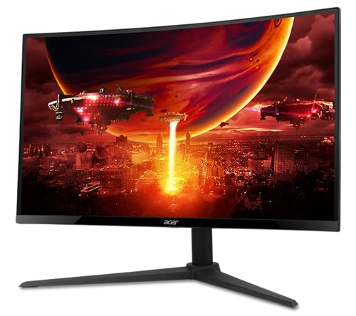 Acer Nitro 27in FHD 1920x1080 Curved 280Hz Gaming Monitor XZ270 Zbmiiphx | 1ms, AMD FreeSync Premium, sRGB 99%, 2xHDMI, DisplayPort, 1500R Curve, Ergo Stand, Speaker, VESA Mountable - image 9