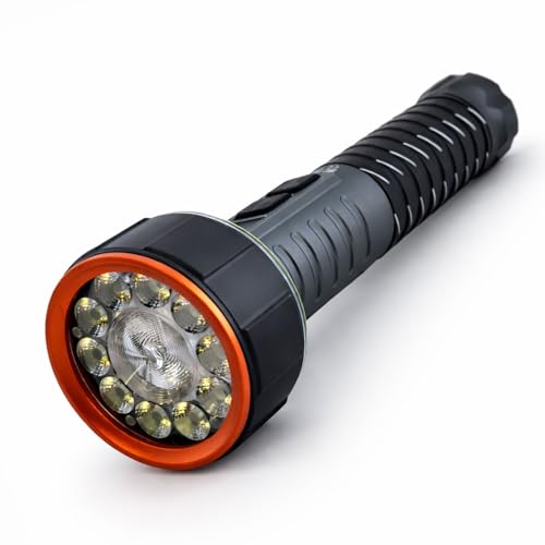El Feneri, Şarjlı Pil Göstergeli Mıknatıslı 3000 Lümen 7 Mod USB Şarjlı LED Kamp Araç Tamir Feneri