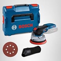 Bosch Professional 18V System Akku Exzenterschleifer GEX 18V-125 (inkl. Schleifteller (125mm), 1x Schleifpapier, Staubbeutel, L-BOXX, ohne Akku/Ladegerät) – Ansicht 9