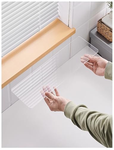 Alféizar de la ventana estante de acrílico transparente balda extensora plantas 30X15cm 2