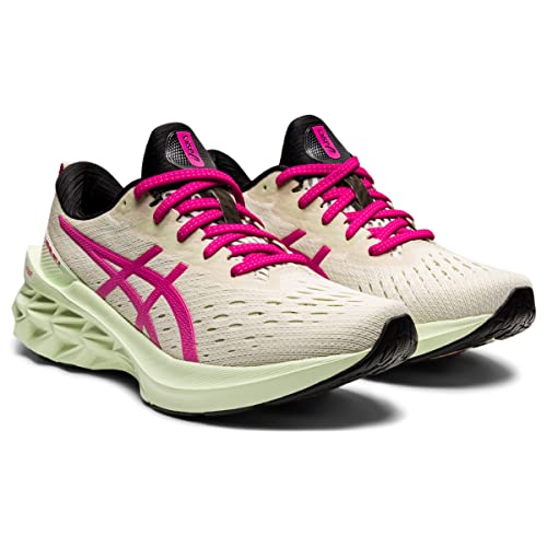 ASICS ASICS Women's NOVABLAST 2 Running Shoes, 6.5, Birch/Pink Rave