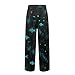 Sleepwear For Men, Loose Fit Bottoms Novelty Lounge Cotton Pj Pant Funny Gift Men'S Pjs Y2K Fashion Pijamas Orange Pajama Pants (M, Black)