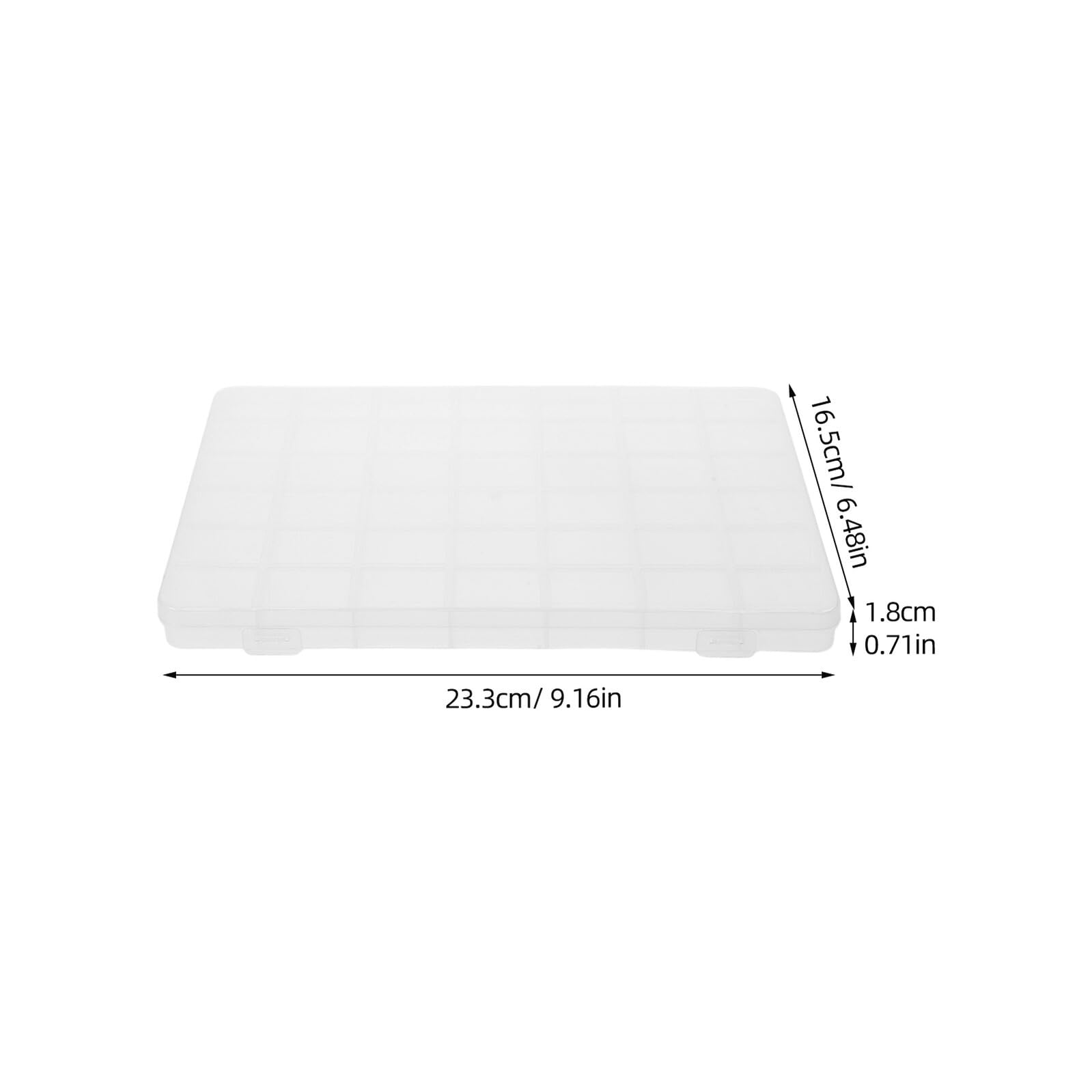 5 Pezzi Organizer per Perline con Scomparti in Plastica Trasparente Scatole Resistenti per Gioielli Componenti e Artigianato Contenitori Leggeri per Conservazione e Creazione