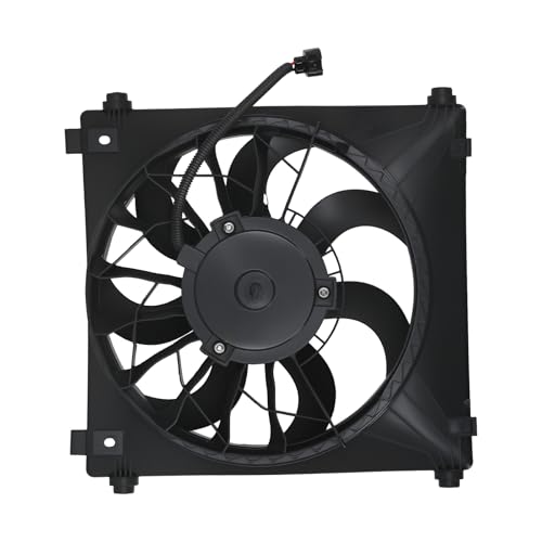 Image of maXpeedingrods Left Side Engine Radiator Cooling Fan with Shroud Assembly for Tesla S 2012-2020, 600761400D 6007614-00-D 6007352-00-F
