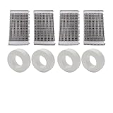 Risveglio Kit di ricambio per spazzole e anelli da arrampicata per robot robot robot Dolphin DX3, DX4, M200, facile da installare, con parti 6101611 R4 (grigio)