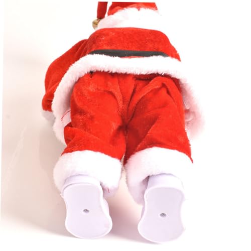 Père Noël électrique rouge GARVALON sans pile décorative