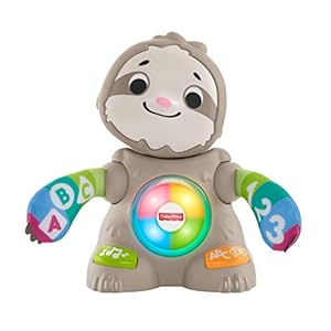Fisher-Price GRB15 – Linkimals Smooth Moves Sloth, babyleksak med musik och ljud