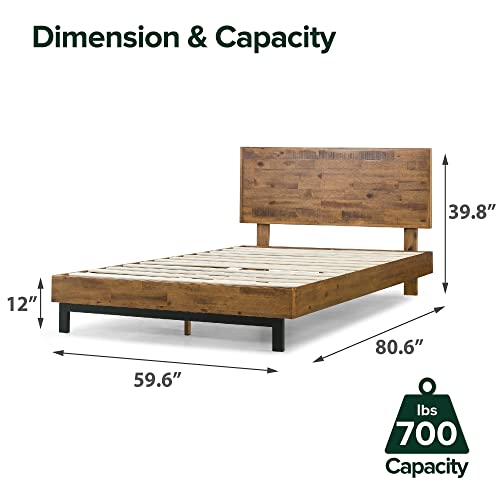 Zinus SWPBBHW-12Q Tricia Wood Platform Bed Frame thumb #4