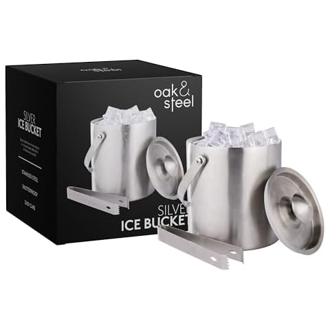 Seau à Glace Isotherme Oak & Steel 2L Cover