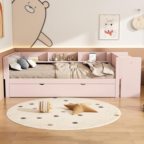 3. Configurazione da scrivania integrata: il letto è dotato di una scrivania che può essere posizionata sulla testiera o alla fine del letto, in modo che i bambini possano imparare o leggere comodamente. Questo design integrato consente di risparmiare spazio, rende la disposizione della stanza più compatta e razionale e crea anche un ambiente di apprendimento confortevole per il bambino.