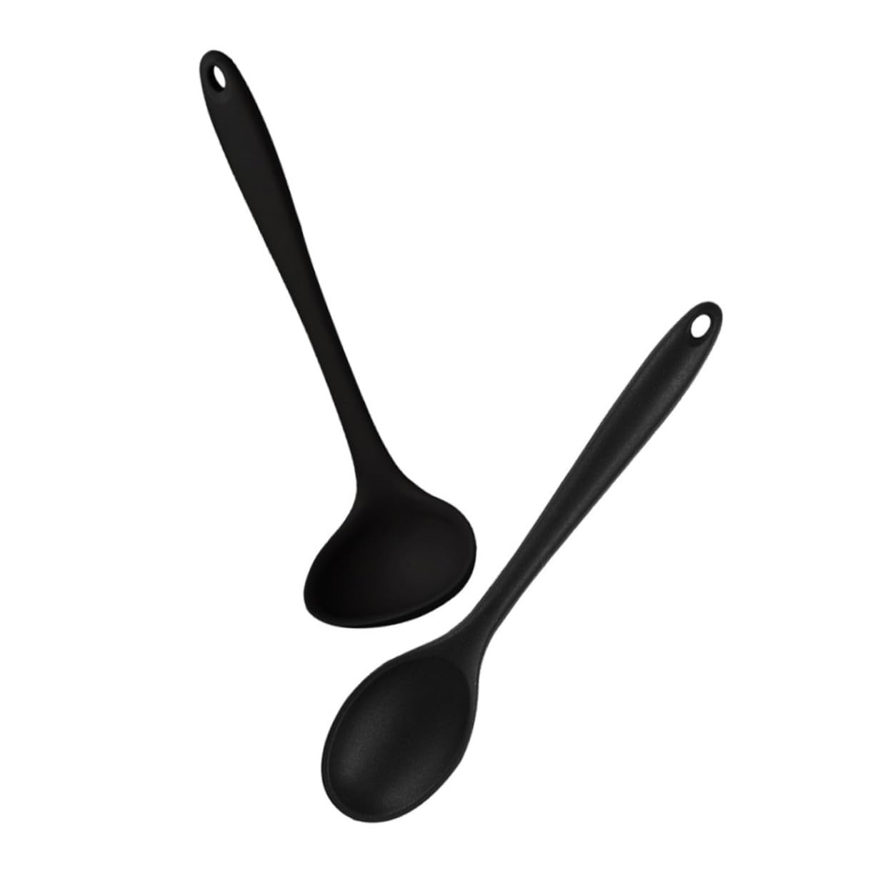 SOLUSTRE 2sets 2 Pcs Non Stick Silicone Rice Spoon Kitchen for Soup Rice Comfortable to Clean Household Tableware 2pcs*2