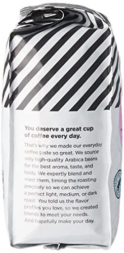 Image of AmazonFresh Donut Cafe Whole Bean Coffee, Medium Roast, 12 Ounce (Pack of 2)