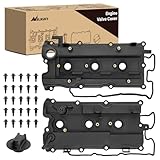 Nilight Pair Engine Valve Cover Set for Infiniti I35 2002 2003 2004, for Nissan Altima 2002 2003 2004 2005 2006, Maxima 2002-2006 2007 2008, Quest 2004-2009, Murano 2003 2004 2005 2006 2007