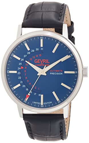 Gevril Men's Guggenheim Automatic Watch, Silver
