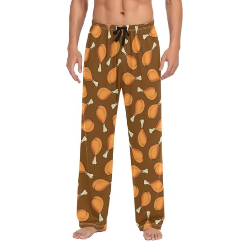 Pantalon de pyjama homme doux qui élimine l'inconfort nocturne avec de grandes poches