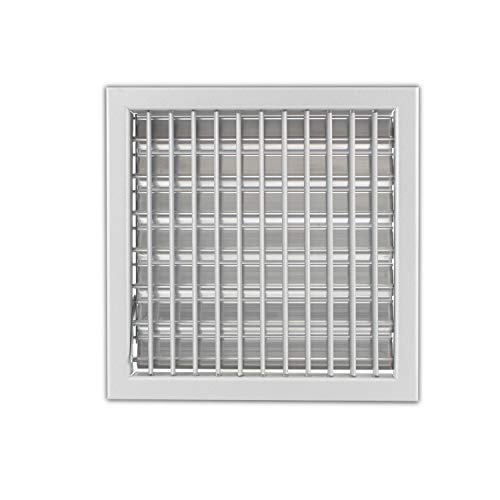 Grilldüse New Modell 22 x 22 cm grau verstellbar mit Schieber für Kamin Cover