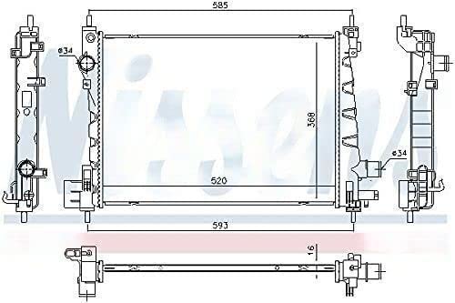 NISSENS 65479 Motorkühlung : Amazon.de: Auto & Motorrad 