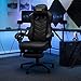RESPAWN 110 Pro Ergonomic Gaming Chair with Footrest for Adults - Comfortable Office Gaming Recliner with Lumbar Support and Headrest, Racing Style Video Game Chairs for Computer Gamer - Black