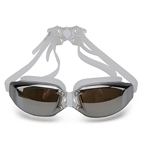 VIENNAGE Swim Goggles, Swimming Goggles No Leaking Anti Fog UV Protection Triathlon Swim Goggles with Free Protection Case for Adult Men Women Youth Kids Child