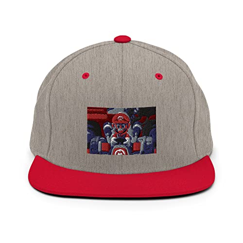 Casquette Mario Karts Snapback pour Sorties Urbaines et Gaming