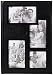 Pioneer Collage Frame Embossed "Family" Sewn Leatherette Cover 300 Pocket Photo Album, Black