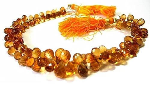 Citrine Champagne en gouttes pour sublimer vos tenues d'été avec des bijoux faits main