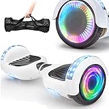 HOVERBOARD DE SEGURIDAD VERIFICADA: Certificado CE, UL2272 para hoverboard, cumple todas las normativas de seguridad estadounidenses, que tiene las características de resistencia a altas temperaturas y resistencia al fuego.