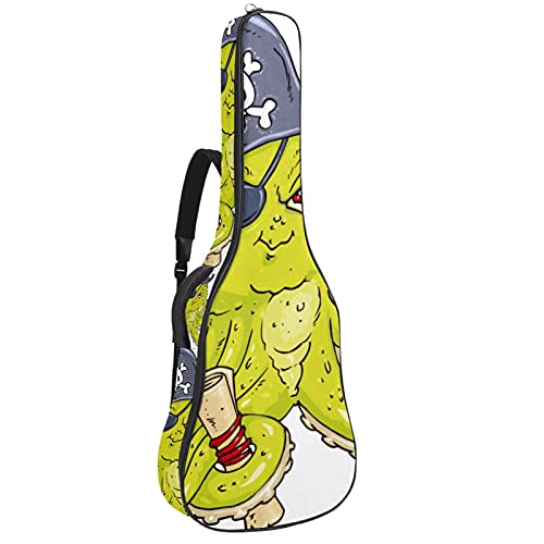 Housse de guitare motif pieuvre pirate originale et facile à transporter