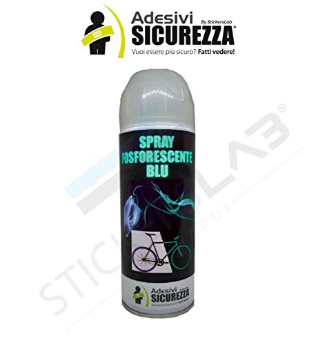 StickersLab - Pintura en spray fluorescente que brilla en la oscuridad, 2 colores