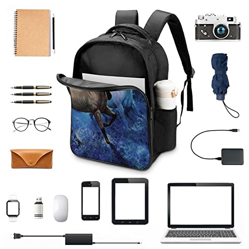 Mochila escolar de caballo cómoda de 40cm para evitar dolor de espalda 3