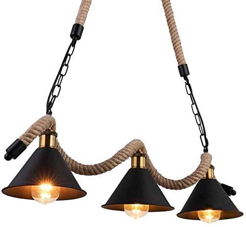 Suspension créative en corde de chanvre pour sublimer une entrée sombre