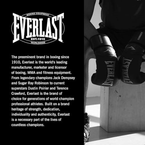Everlast Unisex Erwachsene Boxpratzen Powerlock Focus Mitts Protection Gear Mitts, Schwarz, Einheitsgröße