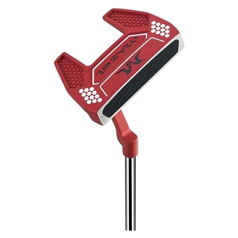 MAZEL Tour GS Men's Golf Putter,Right Handed,Golf Head Cover Included (Red Putter) Cover