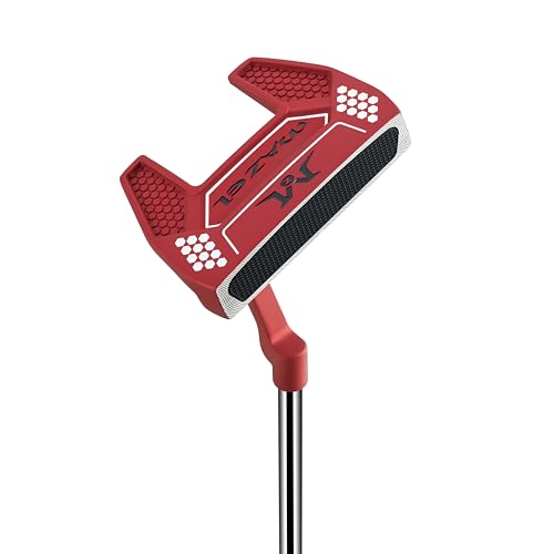 MAZEL Tour GS Men's Golf Putter,Right Handed,Golf Head Cover Included (Red Putter) by MAZEL - Used condition - US$62.68